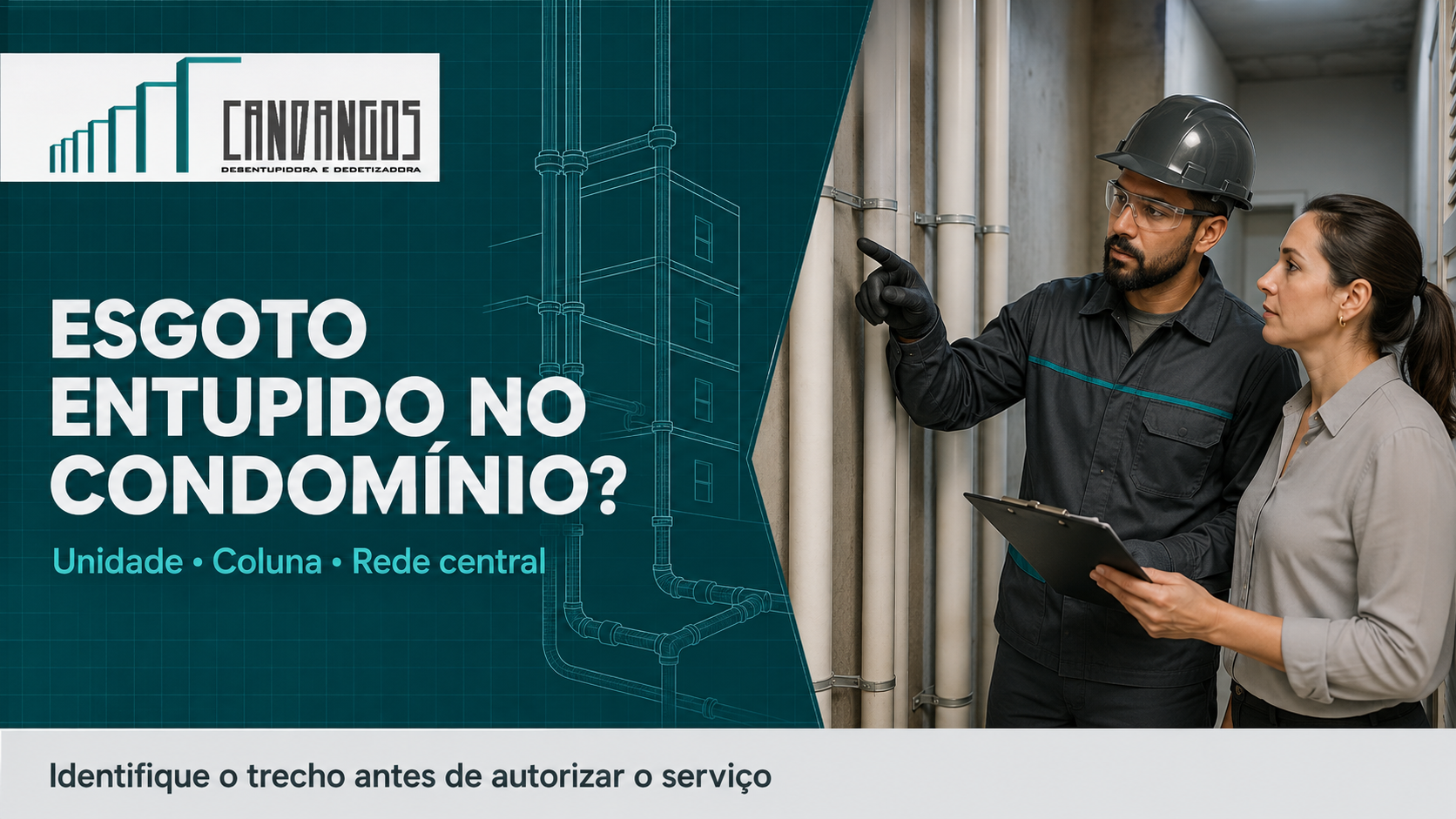 Esgoto entupido no condomínio: o problema está na unidade, na coluna ou na rede central?